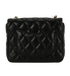 Heart Jeweled Chain Mini Flap, £3,900, Handbags, Black, Lambskin Leather, Back view